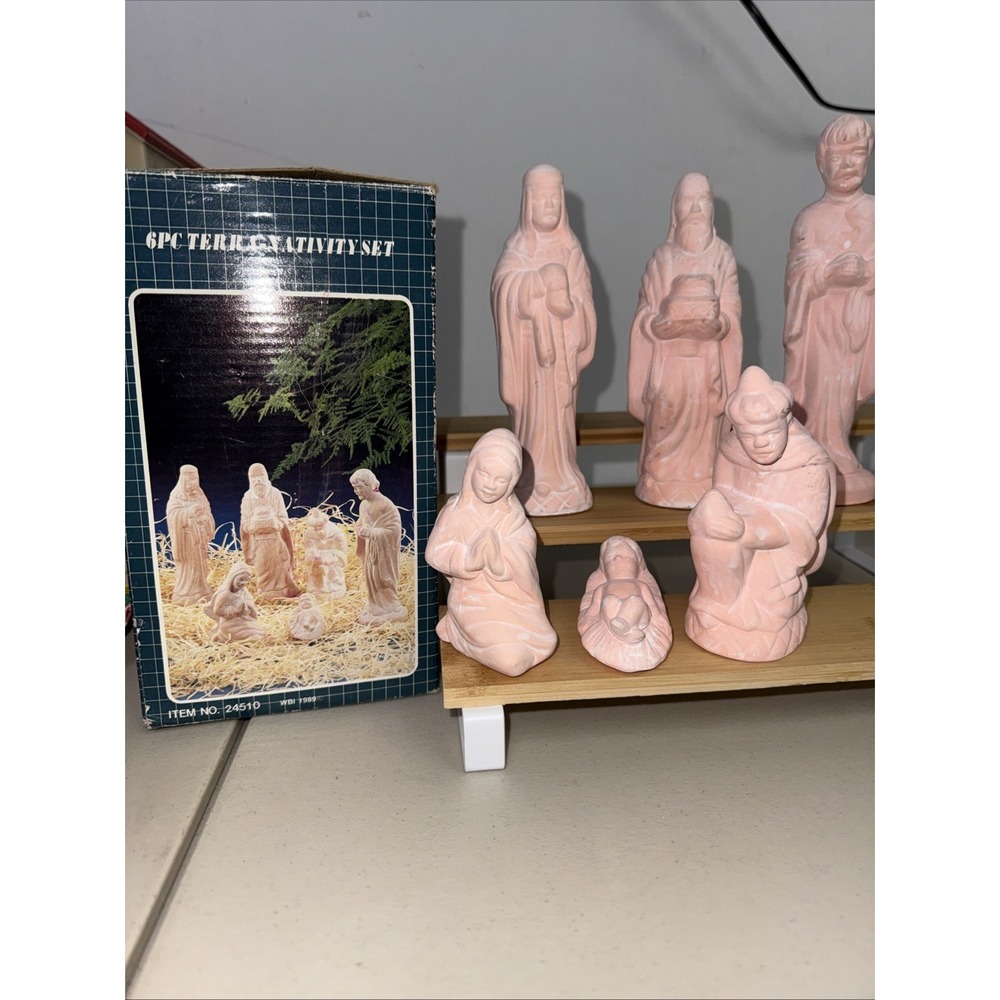 6pc Terra-Nativity Set. Taiwan. 1986